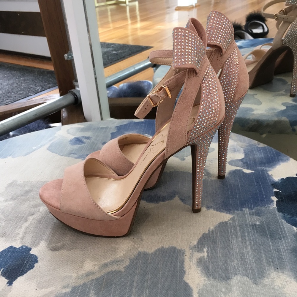 Jessica Simpson platform heels